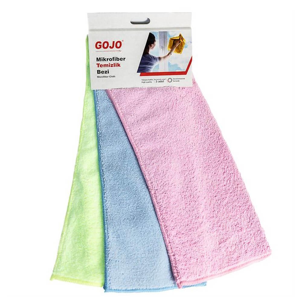 Gojo Mikrofiber Temizlik Bezi 3 lü