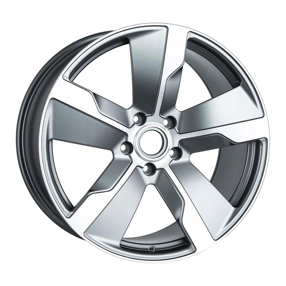 EMR 115-02 11.5x21 -5x130 ET65 CB71.56 Titan Grey Machined Face 21 inç Jant Takımı (4 Adet)