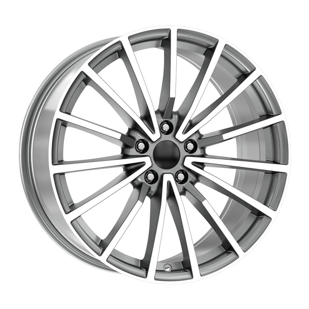 DY Jant DY579 8.5x19 5x112 ET35 CB66.45 Titanium Grey Diamond 19 inç Jant Takımı (4 Adet)