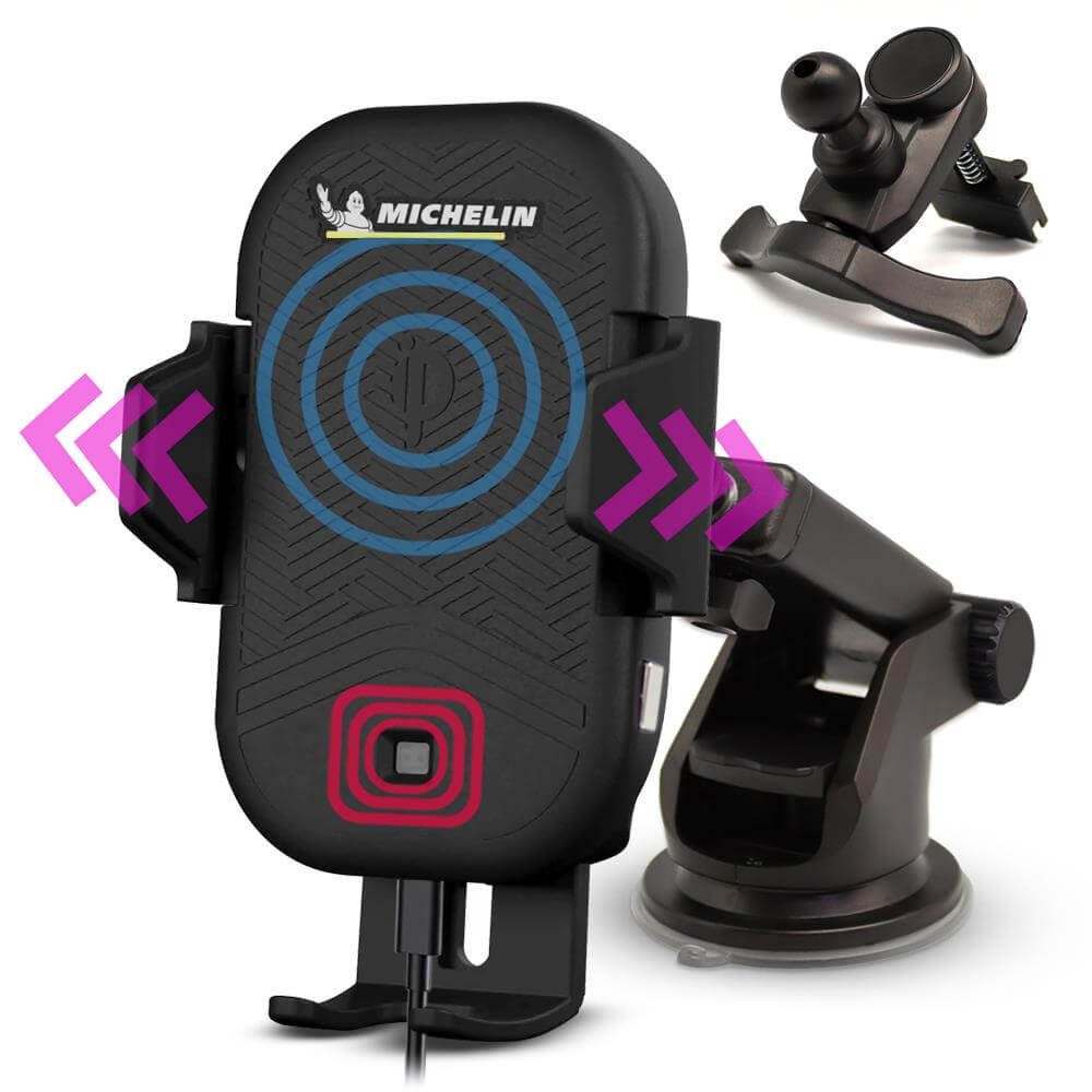 Michelin Wireless Telefon Şarj Cihazı ve Dokunmatik Akıllı Telefon Tutucu