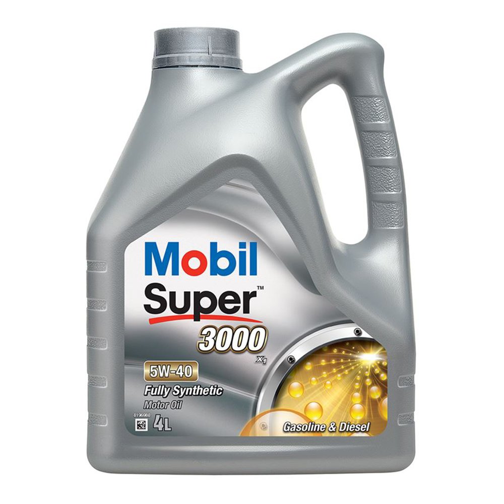 Mobil Super 3000 X1 5W-40 Tam Sentetik Motor Yağı 4 Litre