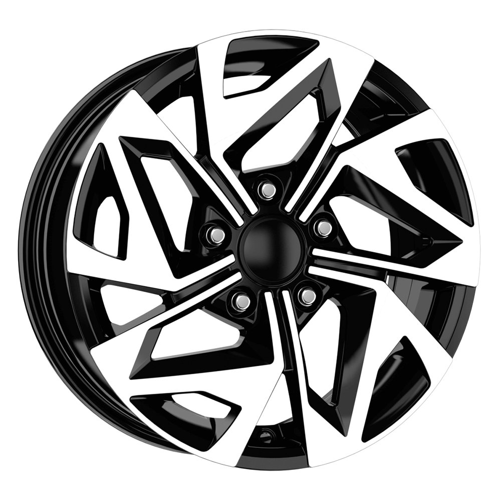 DY Jant DY1095 6.5x15 5x114 ET35 CB67.1 Black Diamond 15 inç Jant Takımı (4 Adet)