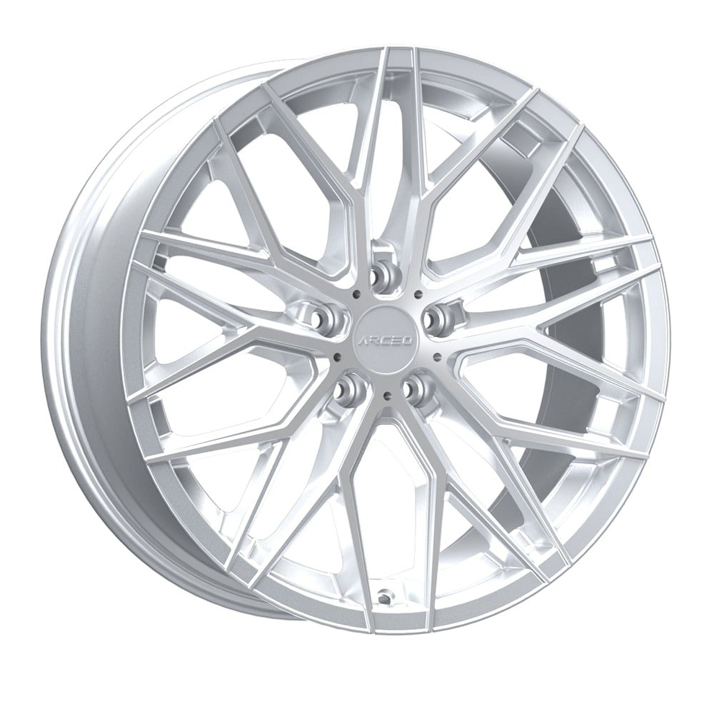 Arceo Valencia 20141-02 10.0x20 5x112 ET40 CB73.1 Silver Diamond 20 inç Jant Takımı (4 Adet)