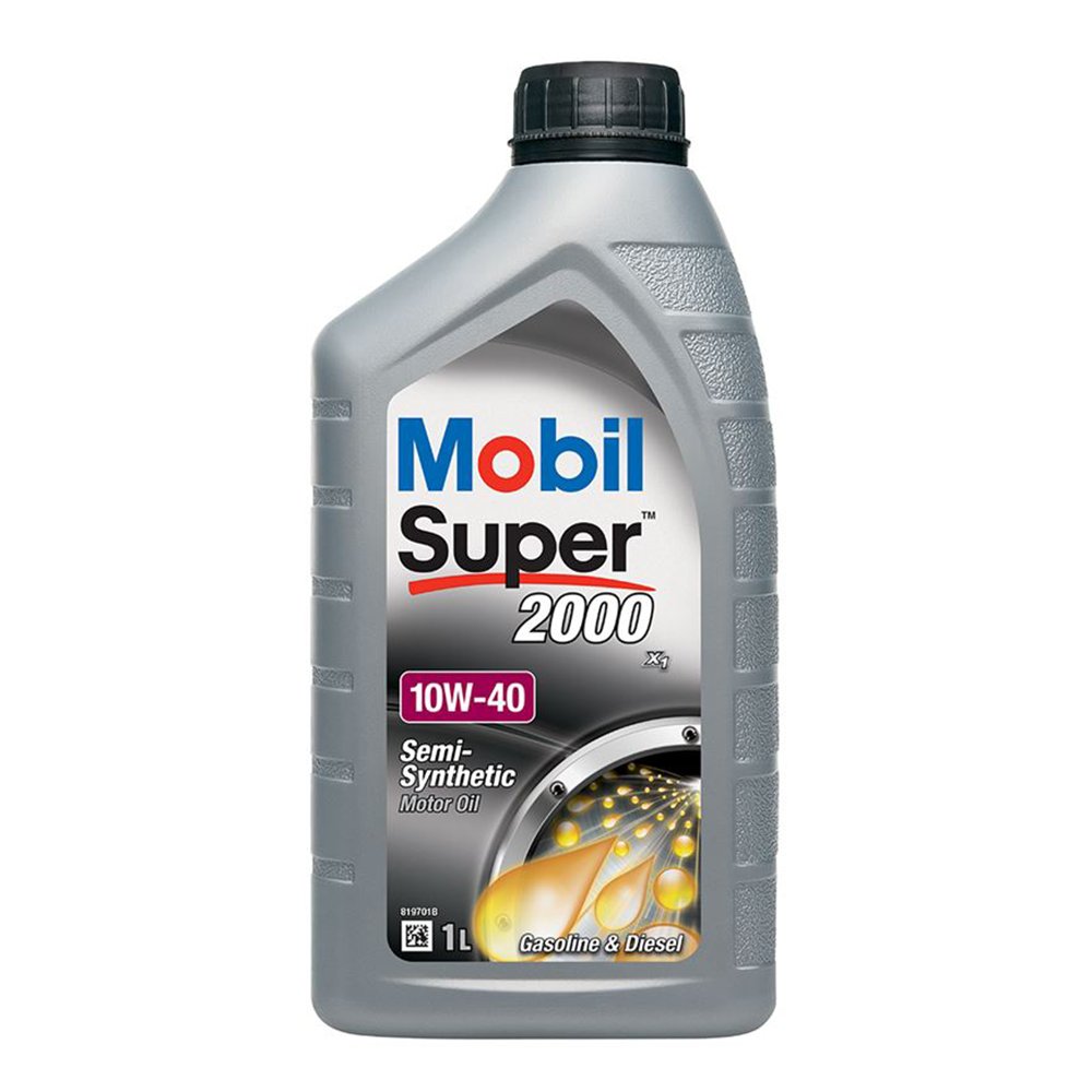 Mobil Super 2000 X1 10W-40 Yarı Sentetik Motor Yağı 1 Litre