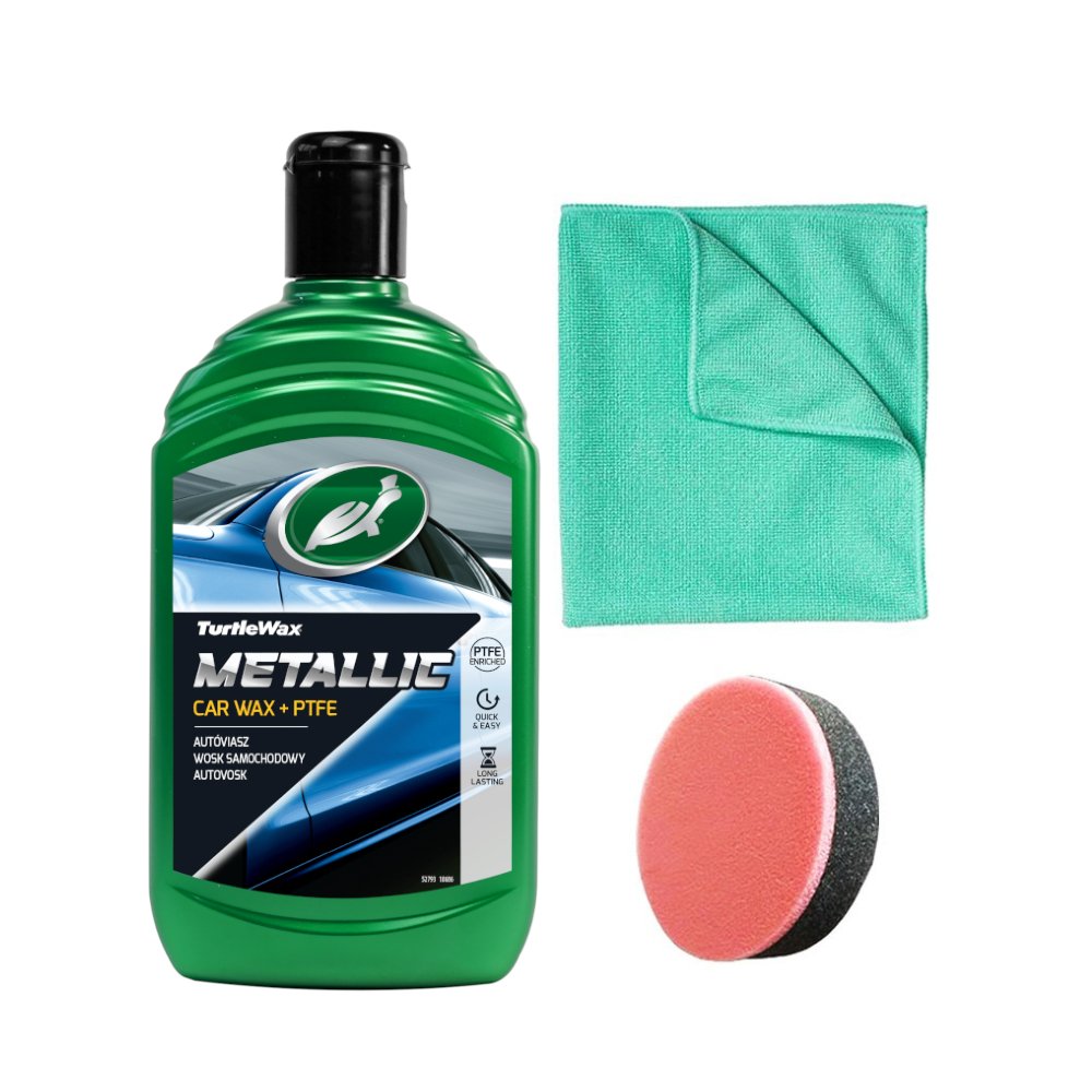 Turtle Wax Metalik PTFE Katkılı Boya Koruyucu & Sünger & Bez