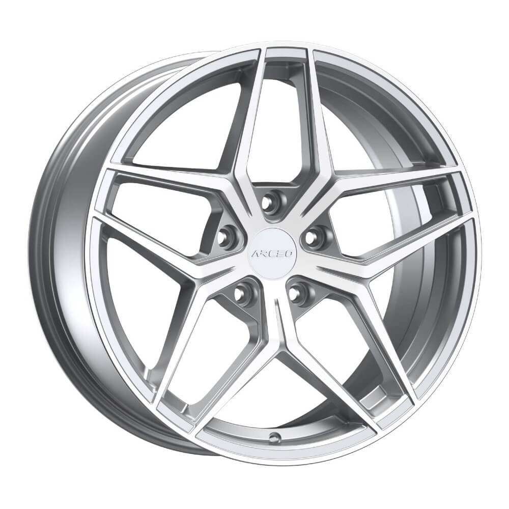 Arceo 18143-11 8.0x18 5x112 ET35 CB73.1 Silver Diamond 18 inç Jant Takımı (4 Adet)