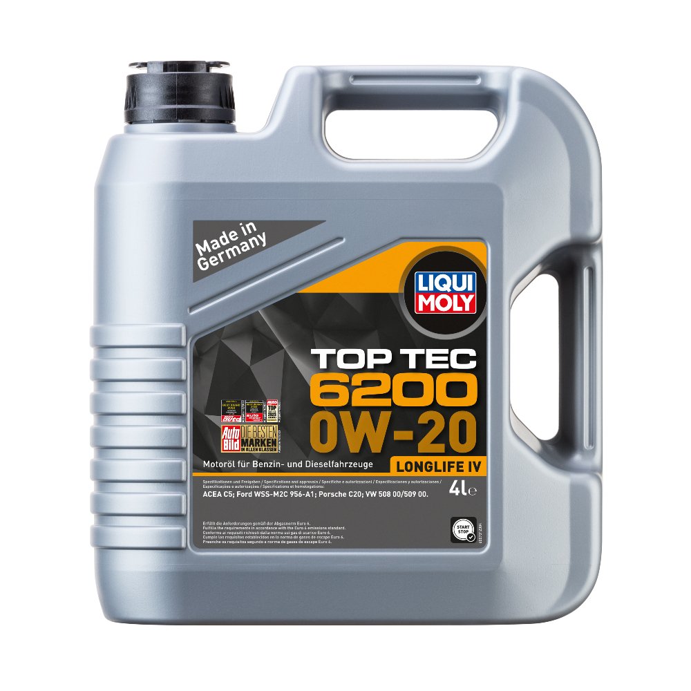 Liqui Moly Top Tec 6200 0W-20 Motor Yağı 4 Litre