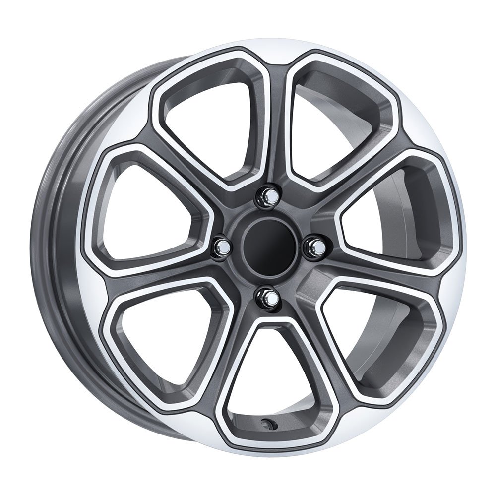 DY Jant DY152 6.0x15 4x108 ET35 CB67.1 Gun Metal Diamond 15 inç Jant Takımı (4 Adet)
