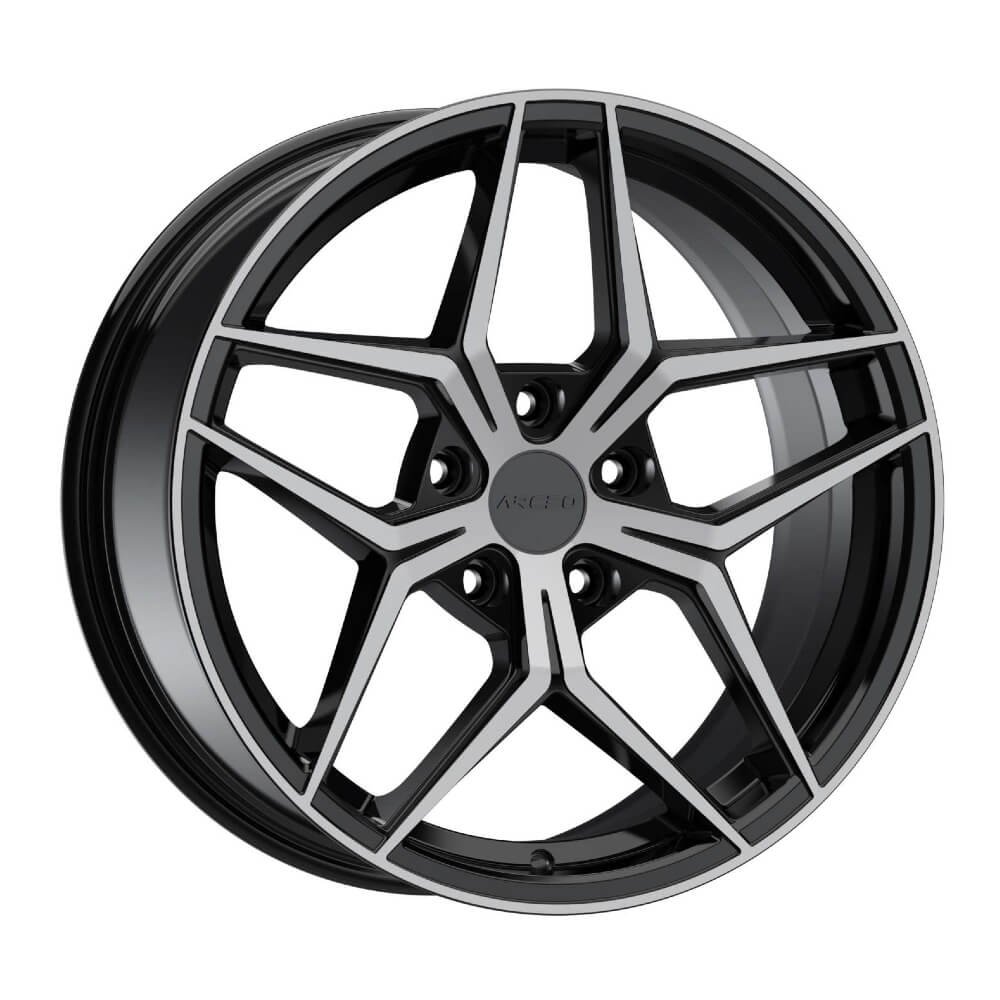 Arceo 18143-06 8.0x18 5x108 ET35 CB73.1 Black Diamond 18 inç Jant Takımı (4 Adet)