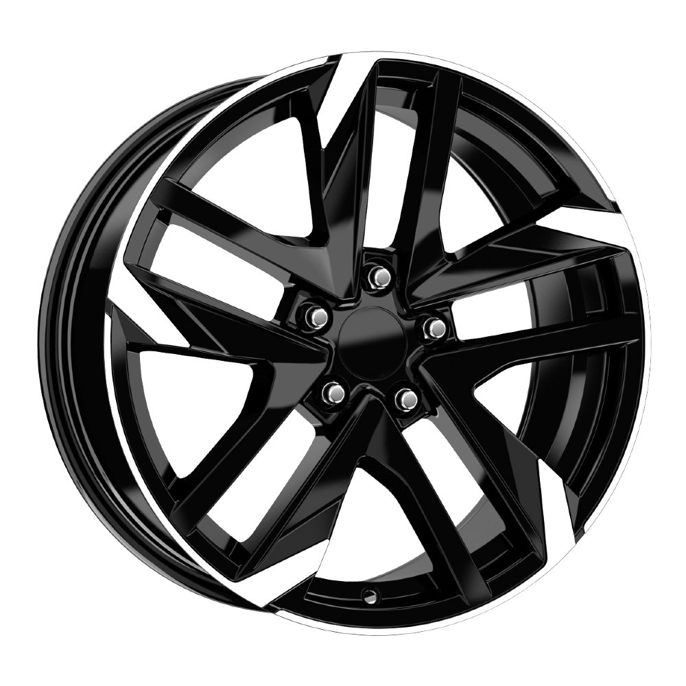 DY Jant DY707 7.5x17 4x108 ET25 CB65.1 Black Diamond 17 inç Jant Takımı (4 Adet)