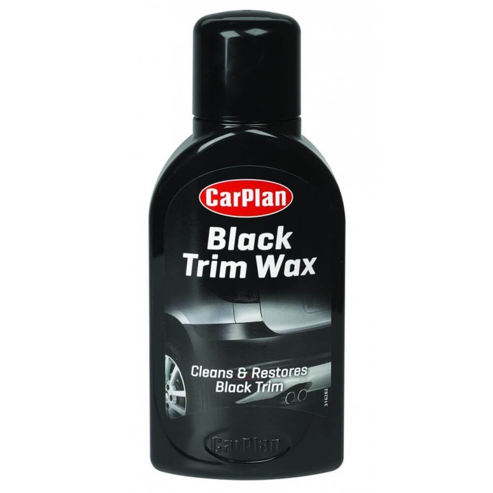 CarPlan Siyah Plastik Renk Yenileyici Renklendirici Wax 375 ml