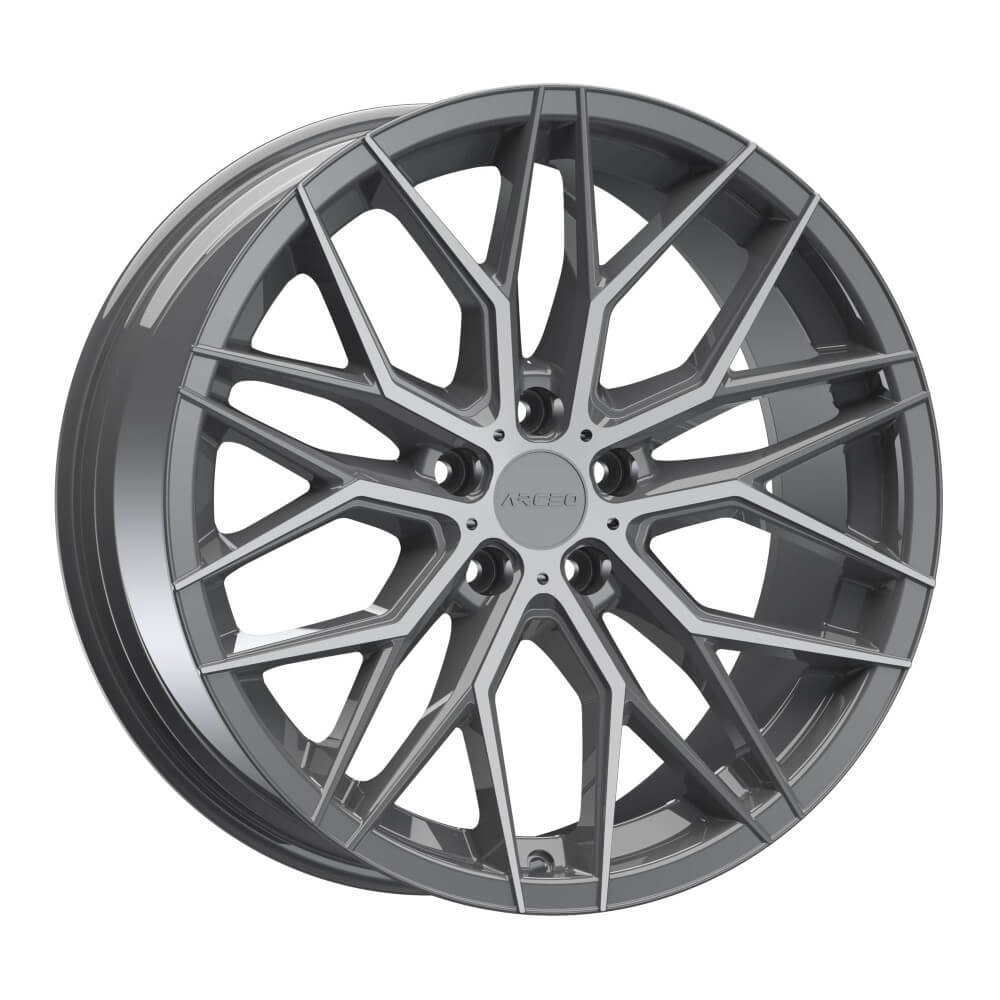 Arceo Valencia 19141-08 9.5x19 5x112 ET40 CB73.1 Titan Diamond 19 inç Jant Takımı (4 Adet)