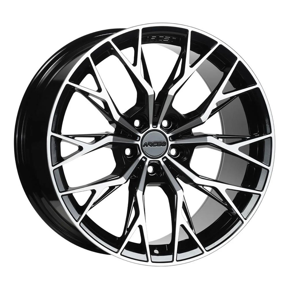 Arceo Roma 8.0x18 -5x114.3 ET35 CB73.1 Black Diamond 18 inç Jant Takımı (4 Adet)