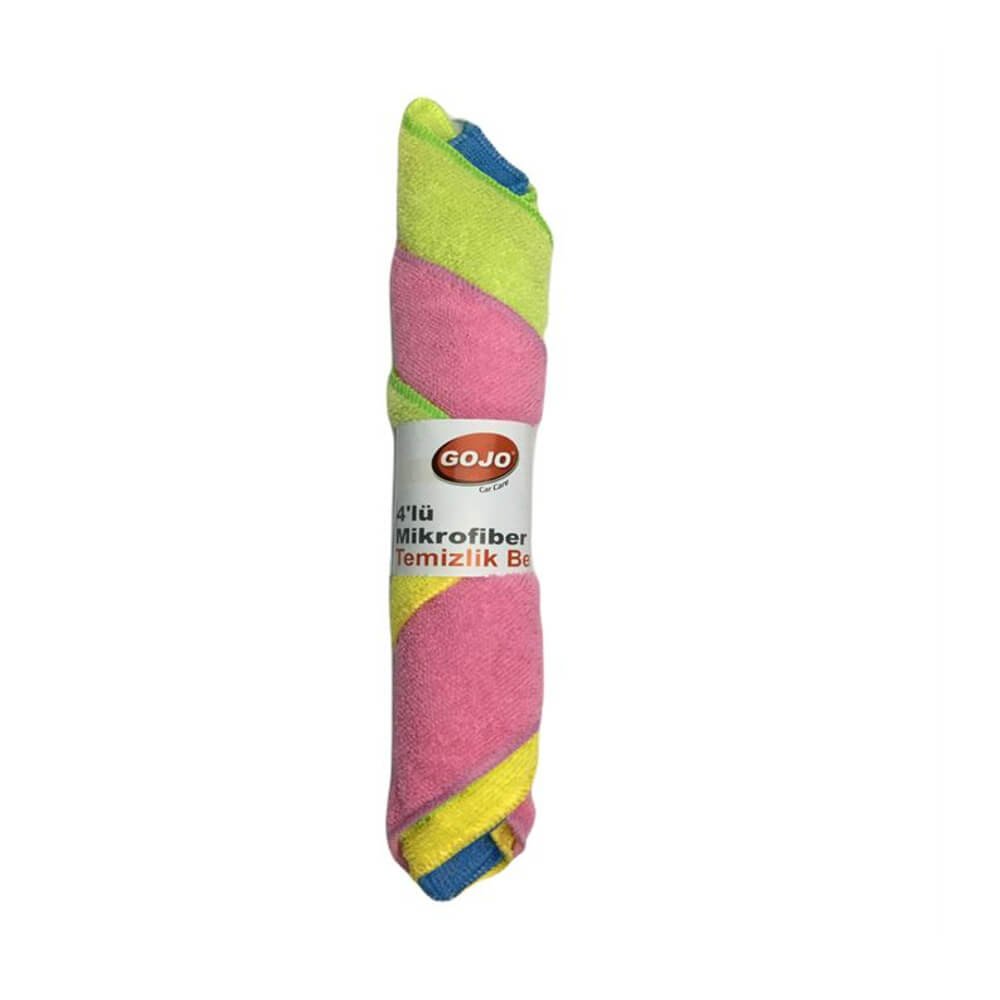 Gojo Mikrofiber Temizlik Bezi 4 Adet