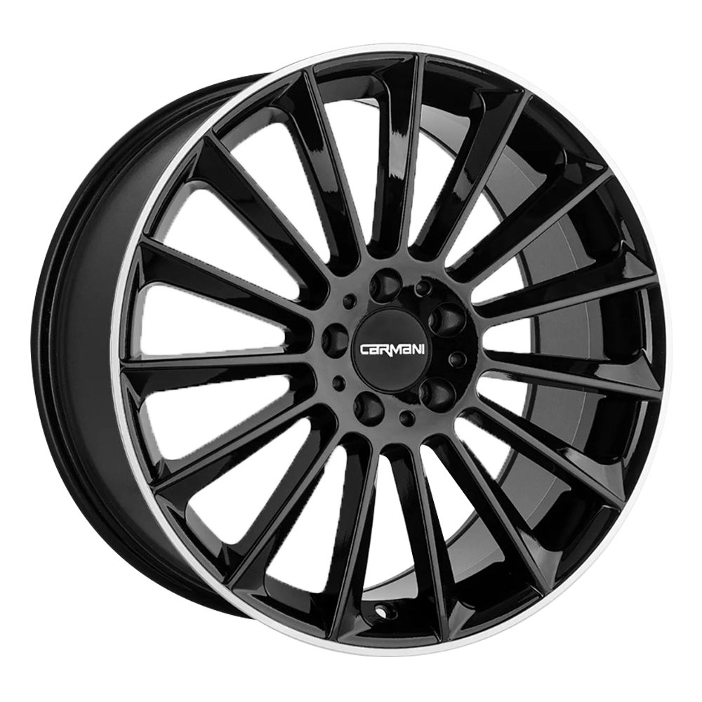 DY Jant CA1790 9.0x19 5x112 ET45 CB66.6 Black Lip Diamond 19 inç Jant Takımı (4 Adet)