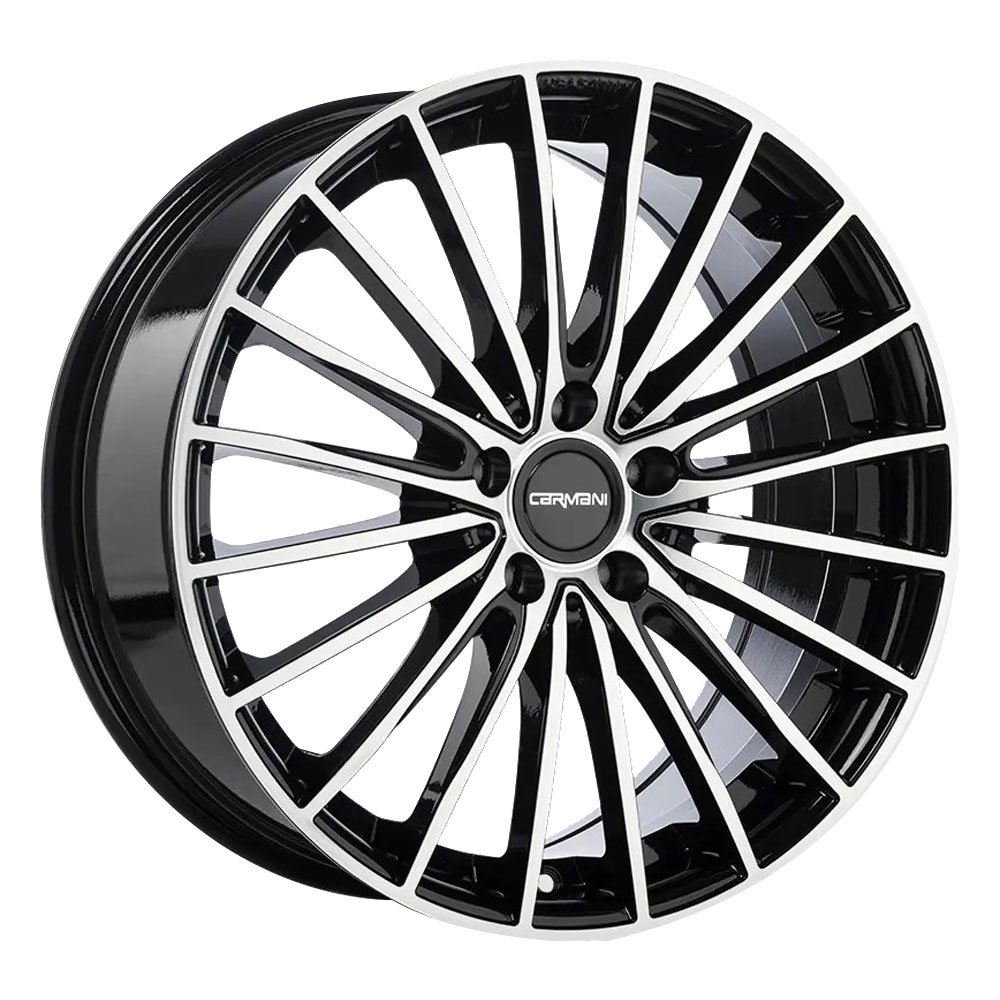 DY Jant CA24 8.0x19 5x112 ET43 CB66.6 Black Diamond 19 inç Jant Takımı (4 Adet)