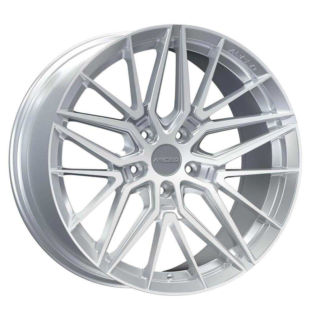 Arceo Sevilla 18193-05 8.0x18 5x108 ET35 CB73.1 Silver Diamond 18 inç Jant Takımı (4 Adet)