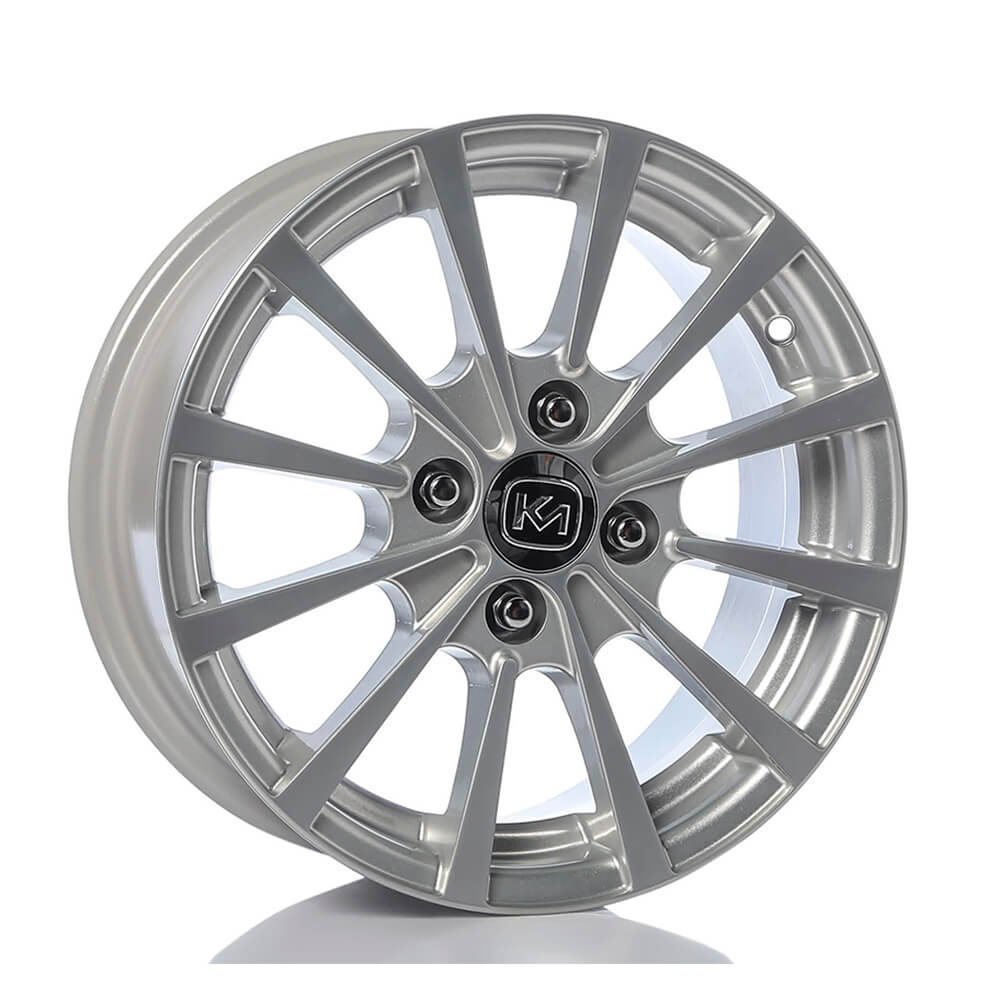Kormetal KM214 Avar 6.0x14 4x100 ET34 CB67.2 Silver Diamond 14 inç Jant Takımı (4 Adet)