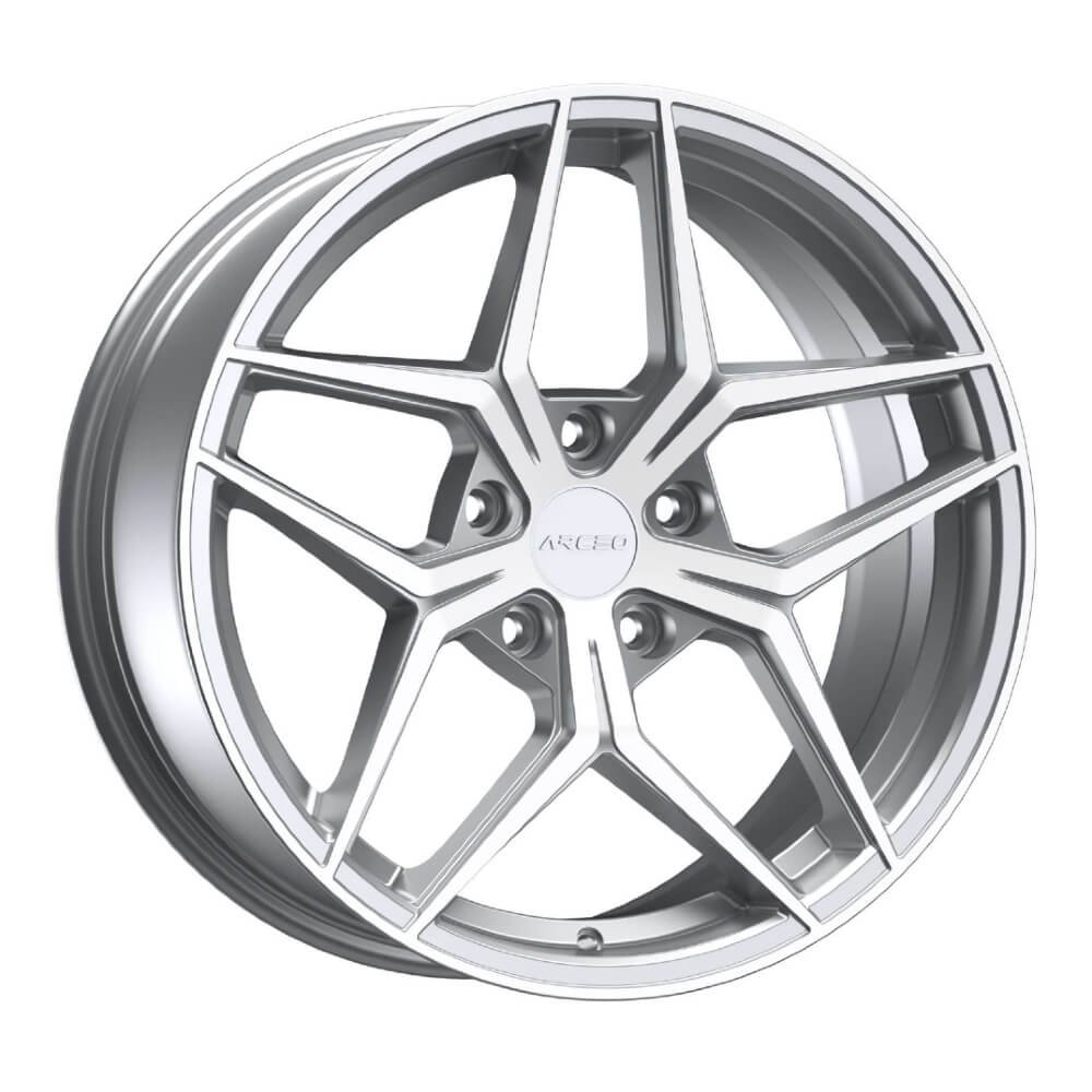 Arceo 18143-05 8.0x18 5x108 ET35 CB73.1 Silver Diamond 18 inç Jant Takımı (4 Adet)