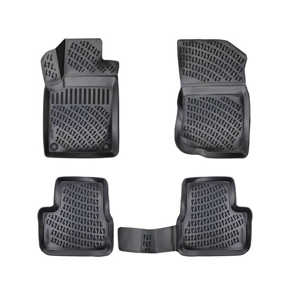 Rizline Citroen C3 2009-2016 Uyumlu 3D Havuzlu Paspas Siyah