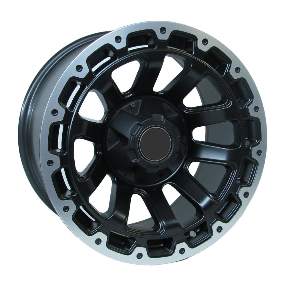 Kormetal Gravel 9.0x17 6x139 ET10 CB106.1 Matt Black Lip Diamond 17 inç Jant Takımı (4 Adet)