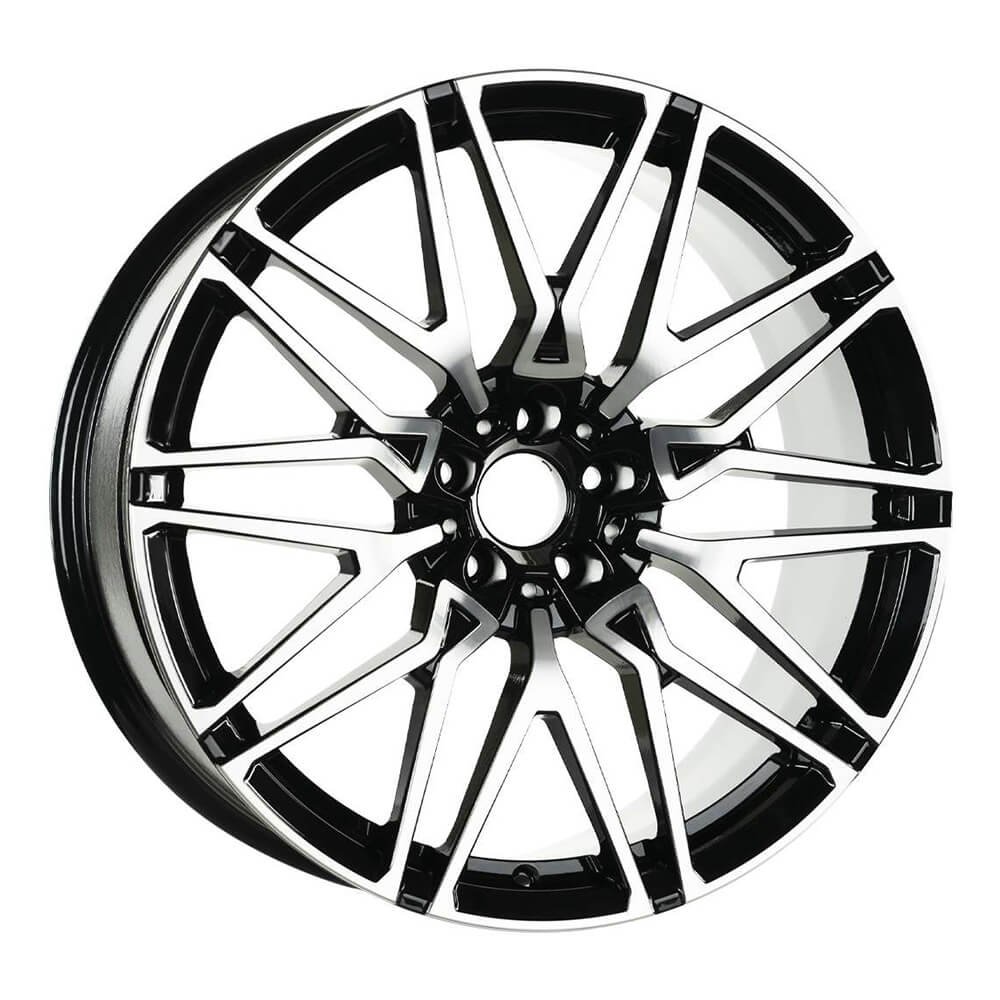 EMR A342-01 9.5x21 5x112 ET37 CB66.6 Black Diamond 21 inç Jant Takımı (4 Adet)