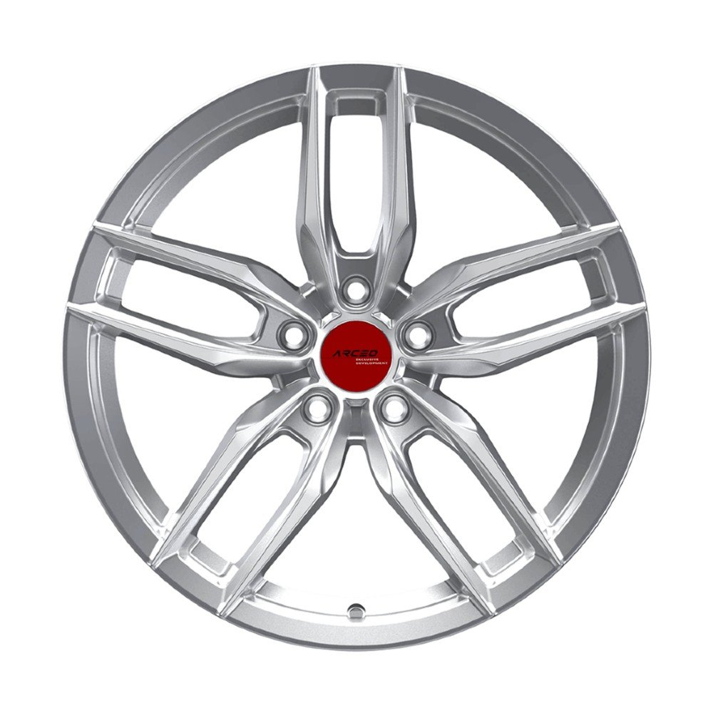 Arceo 18126-2-26 8.5x18 5x114.3 ET37 CB73.1 Silver Diamond 18 inç Jant Takımı (4 Adet)