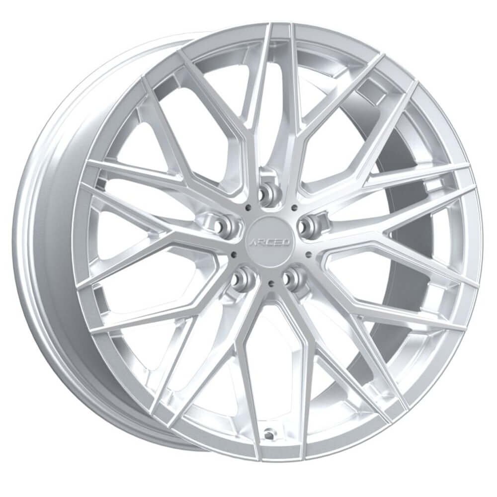 Arceo 17141-06 7.5x17 5x100 ET35 CB73.1 Silver Diamond Valencia 17 inç Jant Takımı (4 Adet)