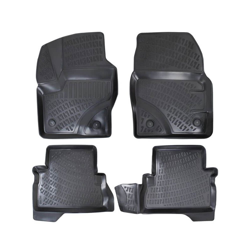 Rizline Ford Kuga 2013-2019 Uyumlu 3D Havuzlu Paspas Siyah