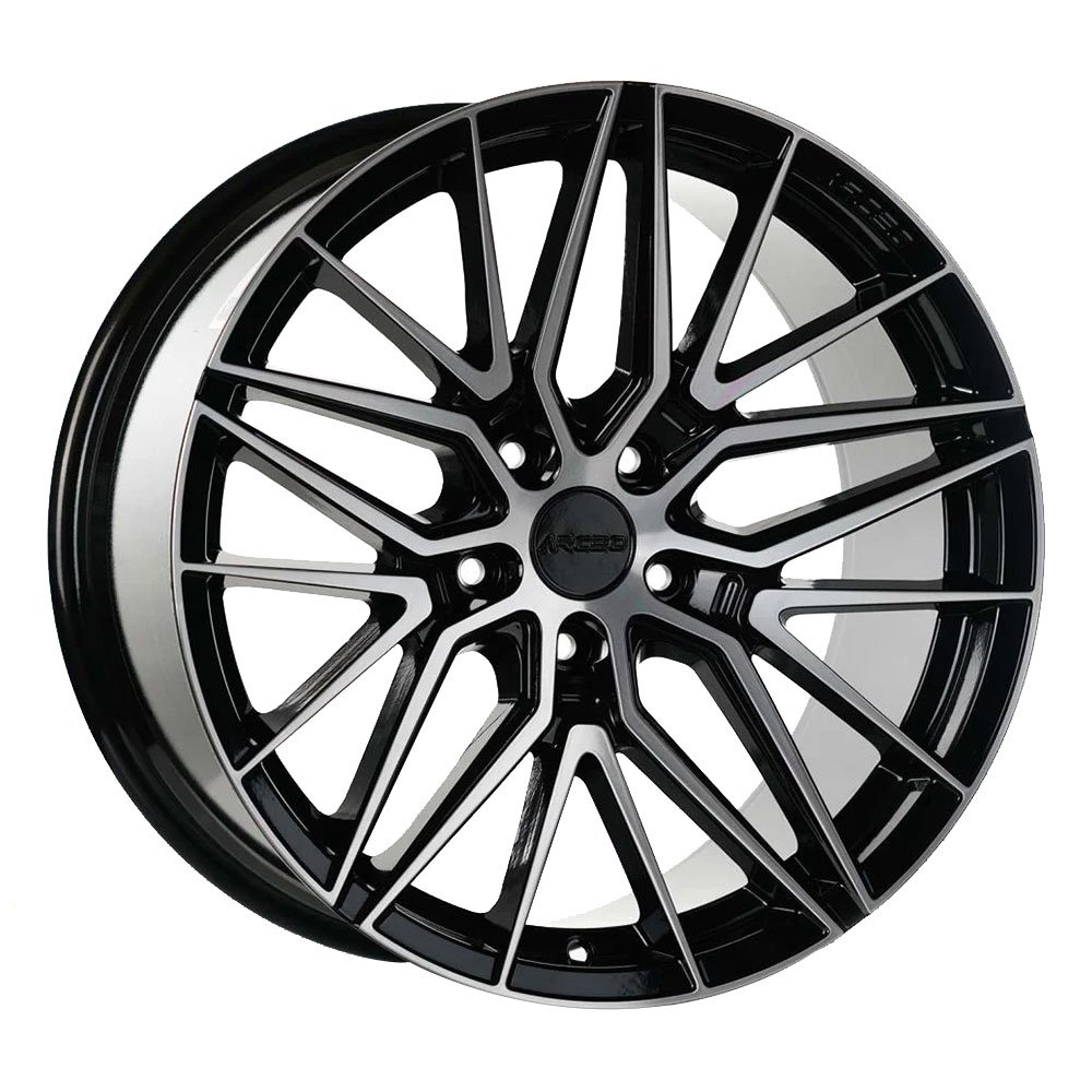 Arceo Valencia 8.0x18 5x108 ET40 CB73.1 Black Diamond 18 inç Jant Takımı (4 Adet)