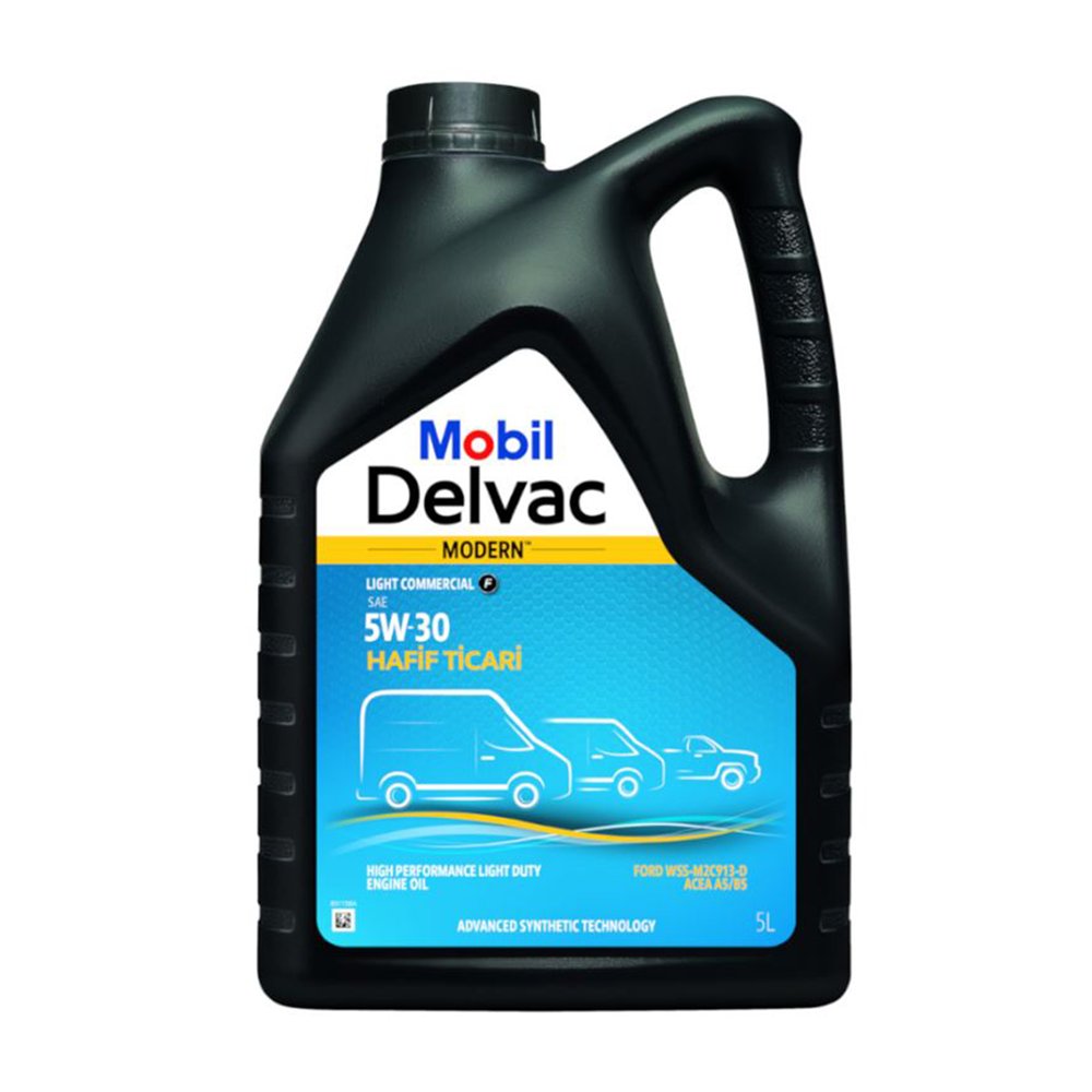 Mobil Delvac Modern 5W-30 Hafif Ticari Motor Yağı 5 Litre