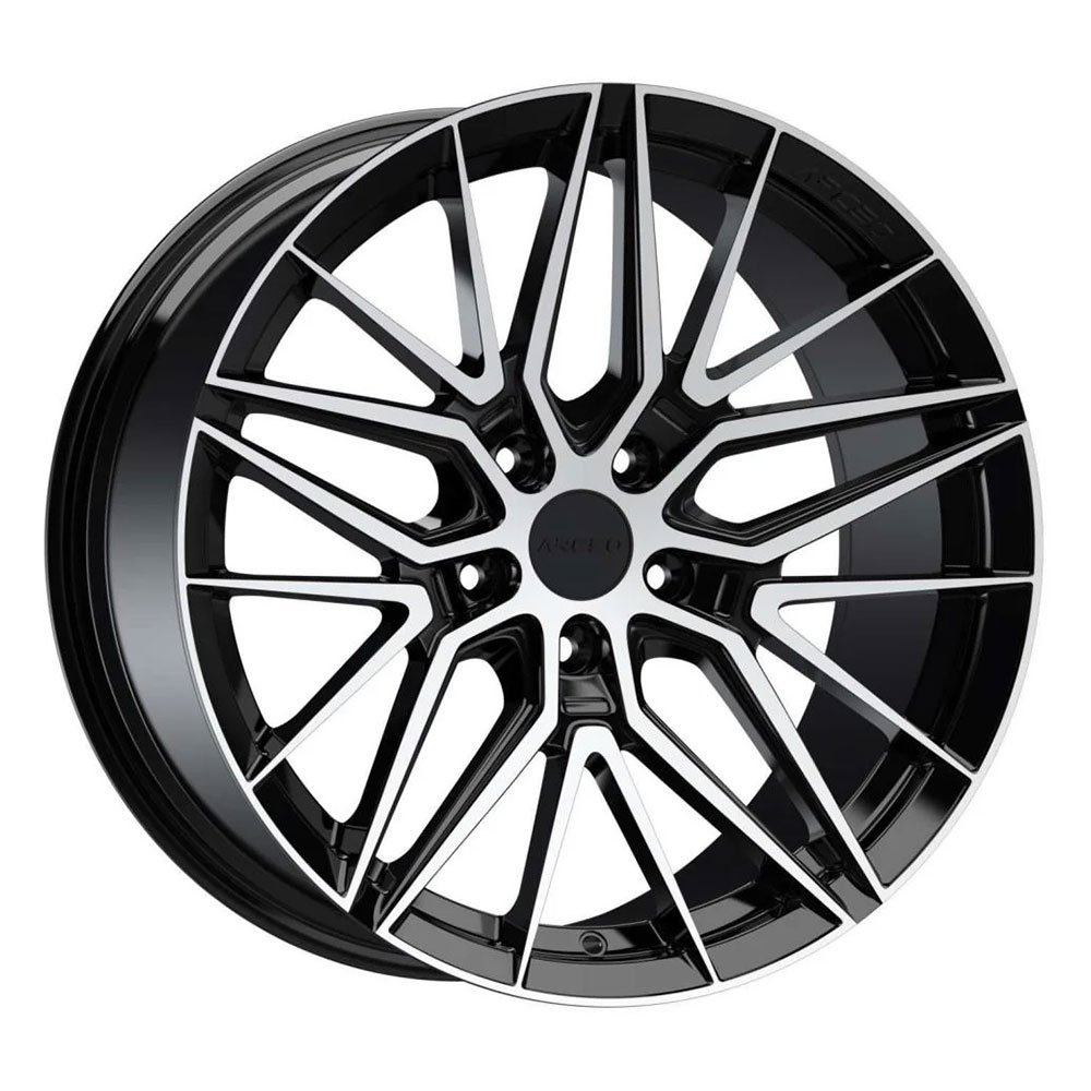 Arceo Sevilla 8.0x18 5x112 ET37 CB73.1 Black Diamond 18 inç Jant Takımı (4 Adet)